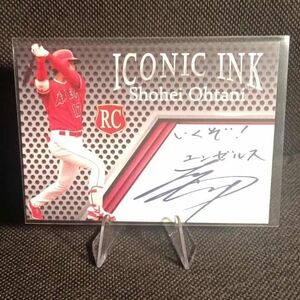 SHOHEI OHTANI 2018 *ROOKIE* ICONIC INK Facsimile AUTOGRAPH